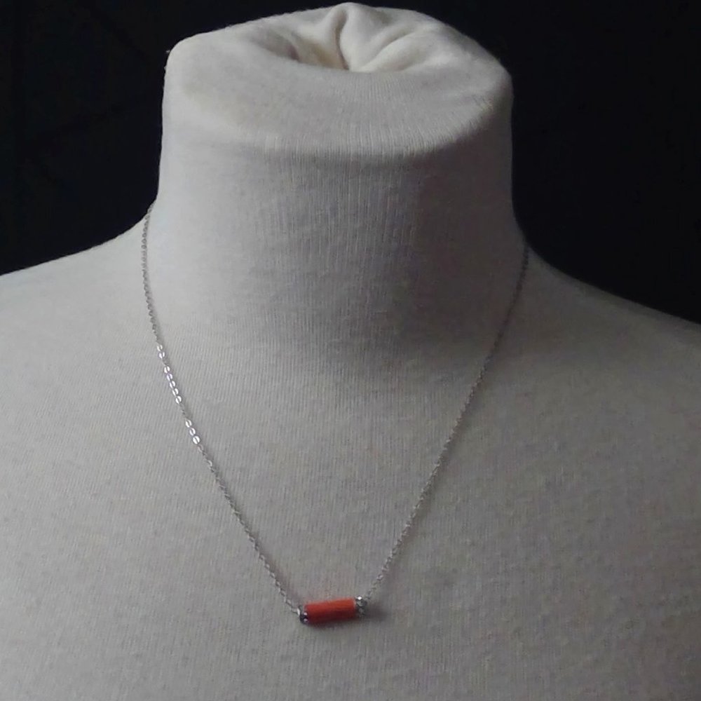 NWT Lia Sophia Saltwater Taffy “Dreamsicle” Necklace - 16 to 19 inches long